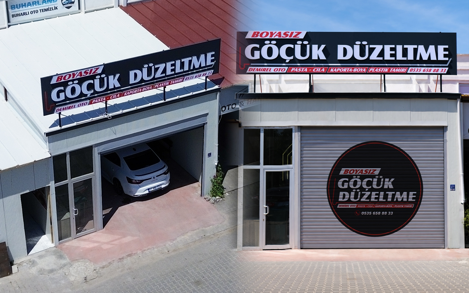 Demirel Oto boyasız göçük düzeltme servis görseli